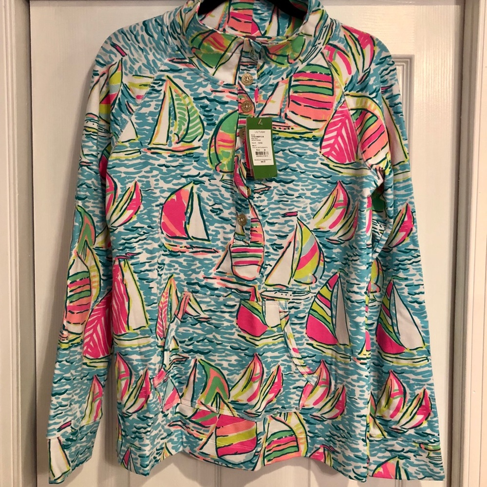 NWT Lilly Pulitzer U Gotta Regatta Popover Medium